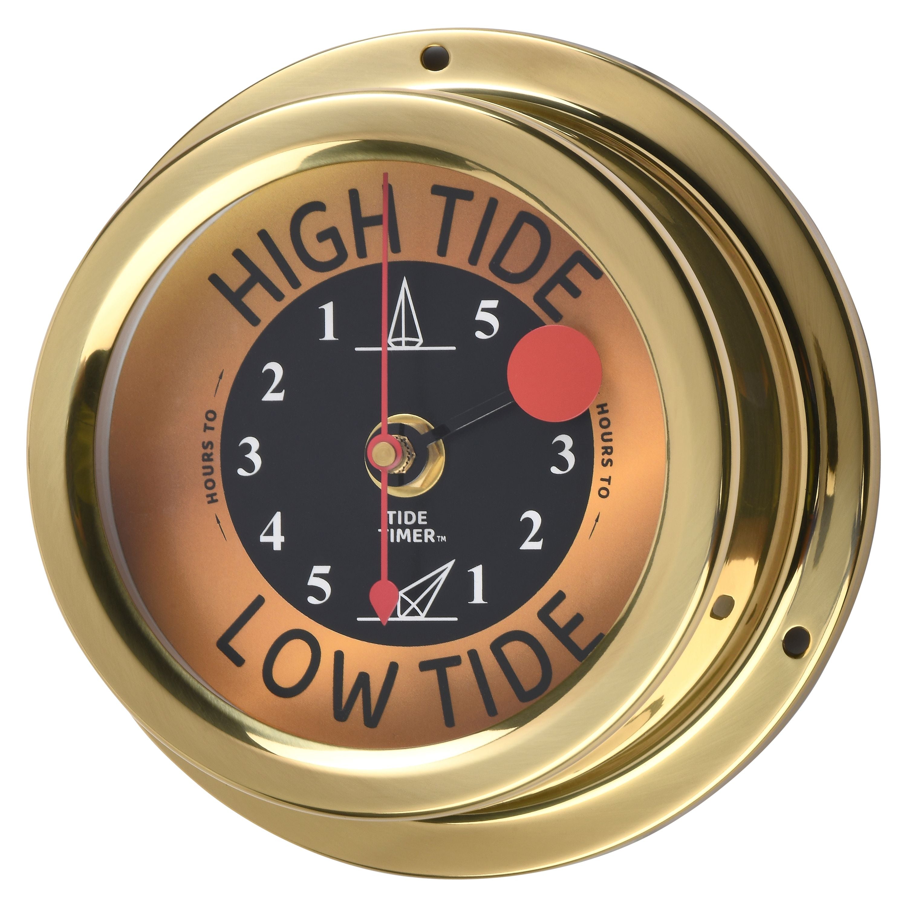 Brass Tide Clock - Schelling Corp.